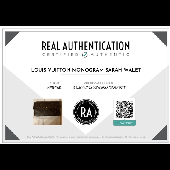 🤎💯 %AUTHENTIC LUZ VUITTON MONOGRAM SARAH WALLET crossbody 🤎🧡 - Picture 15 of 17